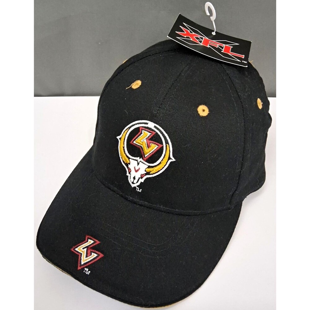 Vintage 2001 XFL Las Vegas Outlaws NWT Drew Pearson Strapback Hat Cap